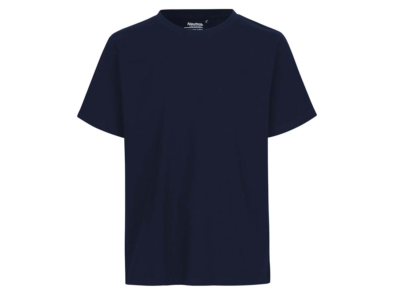 Neutral 3er-Pack Bio-Unisex-T-Shirt mit Rundhalsausschnitt, navy, Gr. XL