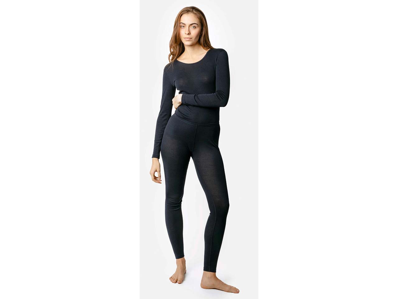 Living Crafts Bio-Damen-Leggings 'BASSY', ink blue, Gr. M