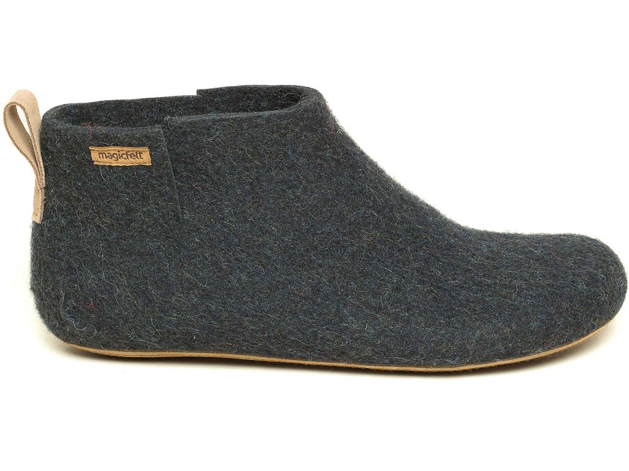Magicfelt Hausschuhe "743" graphit, Gr. 40