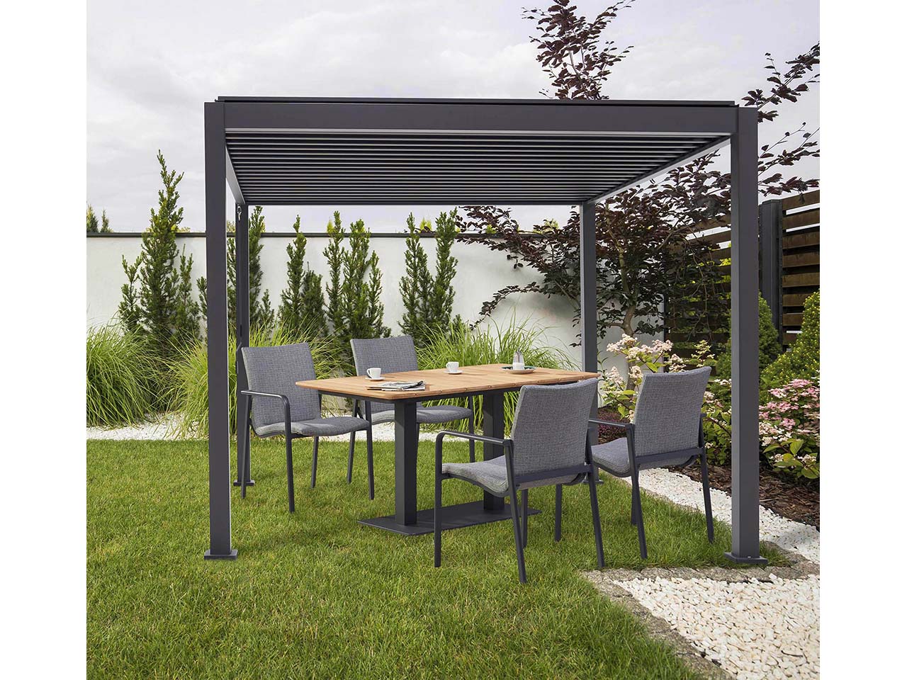 Terrassenüberdachung "Cadiz" B 360 x T 360 x H 250 cm