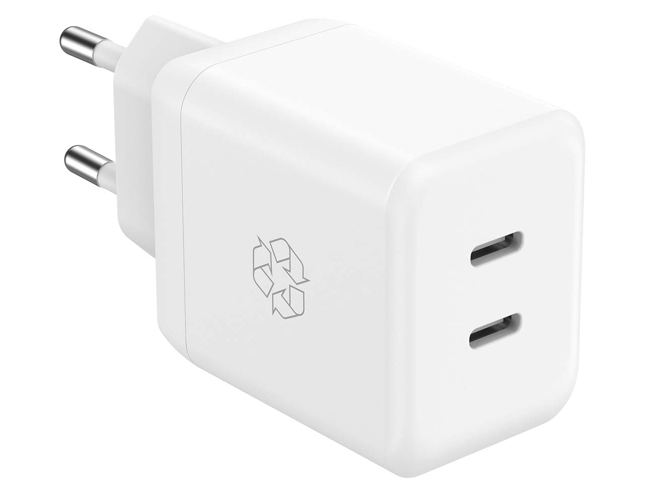 Upström USB-Ladegerät "ESSENTIALS" USB-C, GaN, 35W, weiß