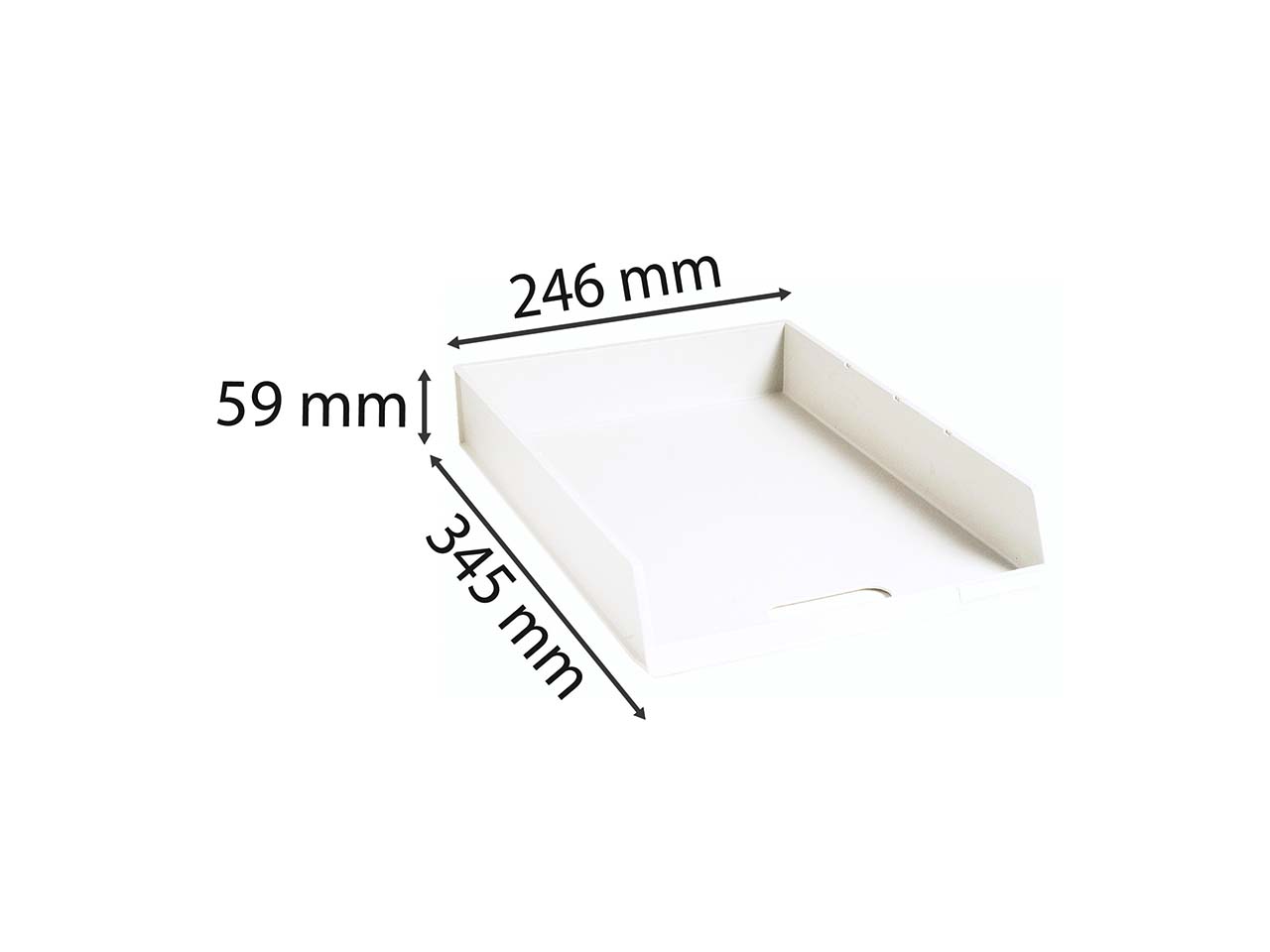 6 Exacompta Briefablagen "Office", C4, 500 Blatt, weiß