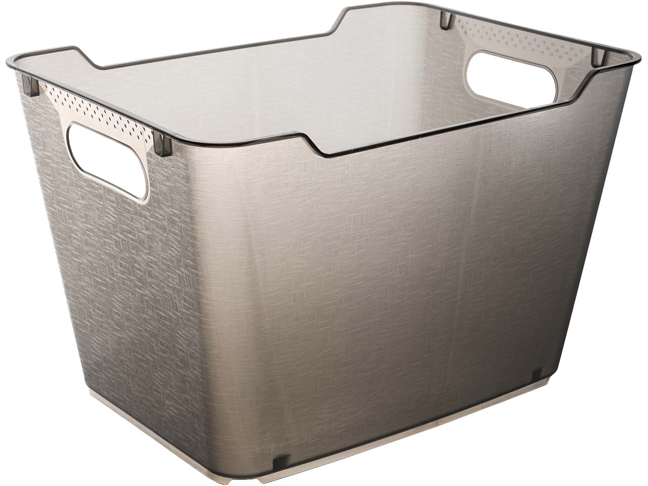 keeeper Aufbewahrungsbox "Lotta" 40 x 28 x 25 cm, 20 l, grau