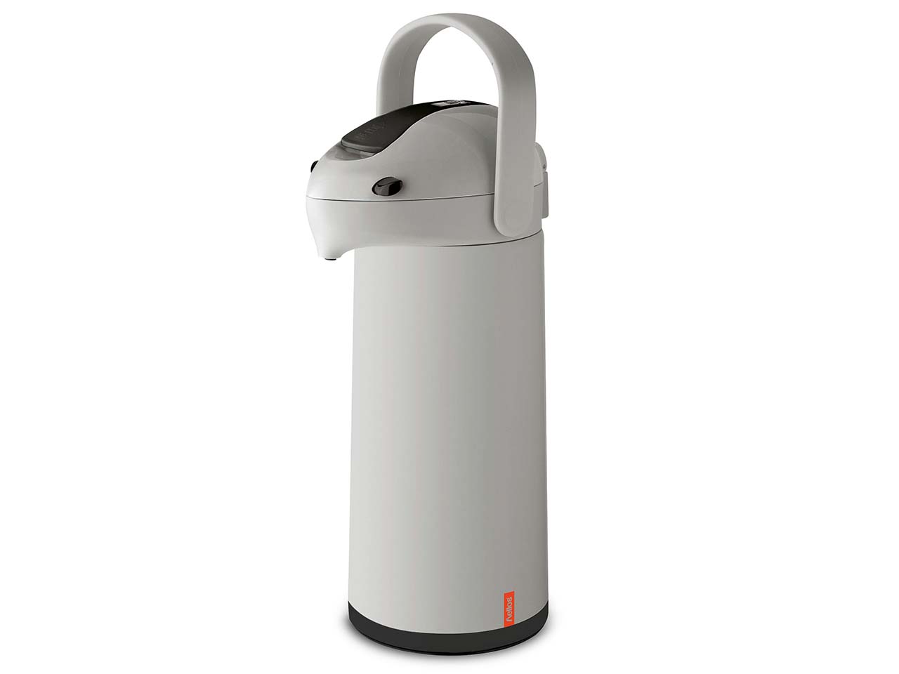 helios Pumpkanne "Airpot" mit 360° Drehvorrichtung im Boden, 1,9 l, grau
