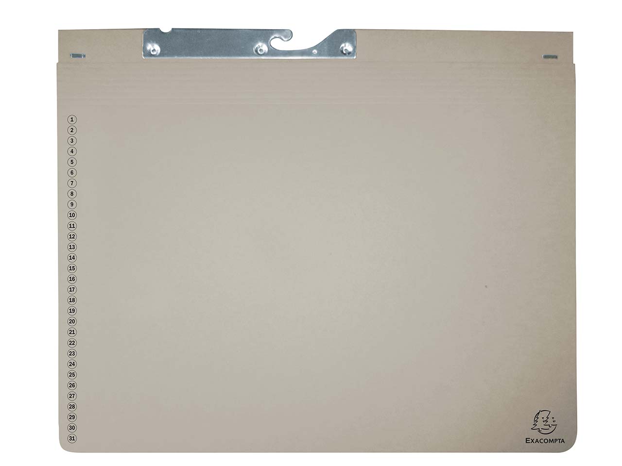 25 Exacompta Hängehefter, 320 g/m², mit 1 Abheftvorrichtung, grau