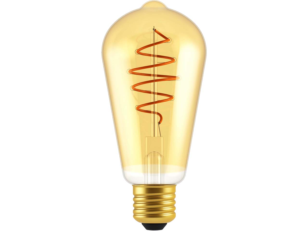 Nordlux LED Glühbirne "Deco" E27, ST64 Spiral, dimmbar, 2200K, 400lm