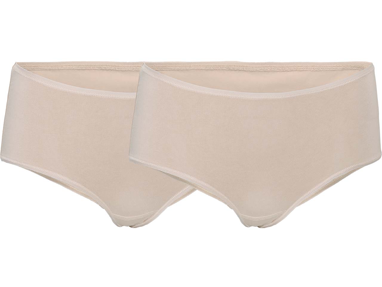 Living Crafts 2er-Pack Bio-Damen-Panty 'TANDY' mit Spitze, powder, Gr. L