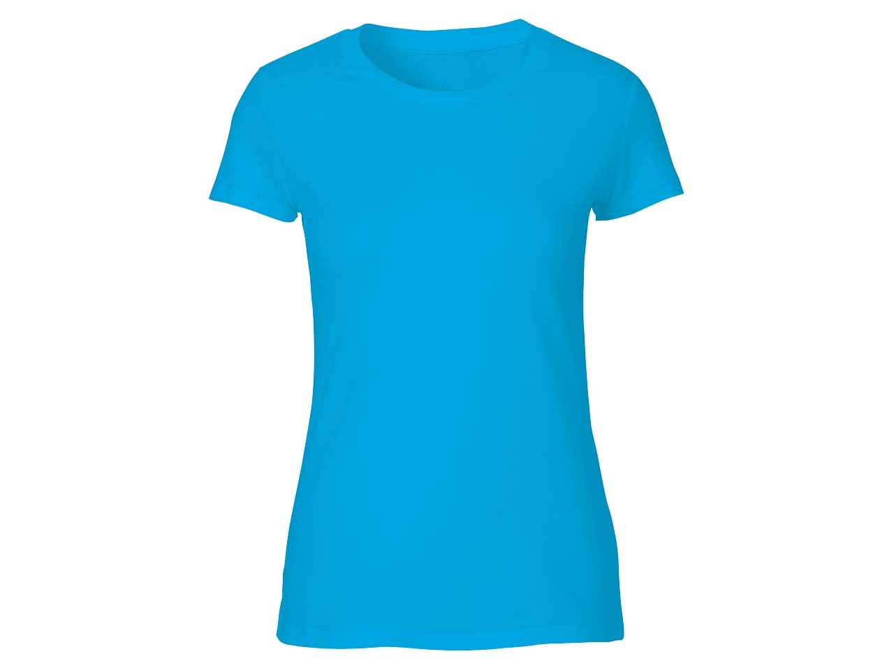 Neutral Bio-Damen-T-Shirt mit Rundhalsausschnitt saphirblau, Gr. XS