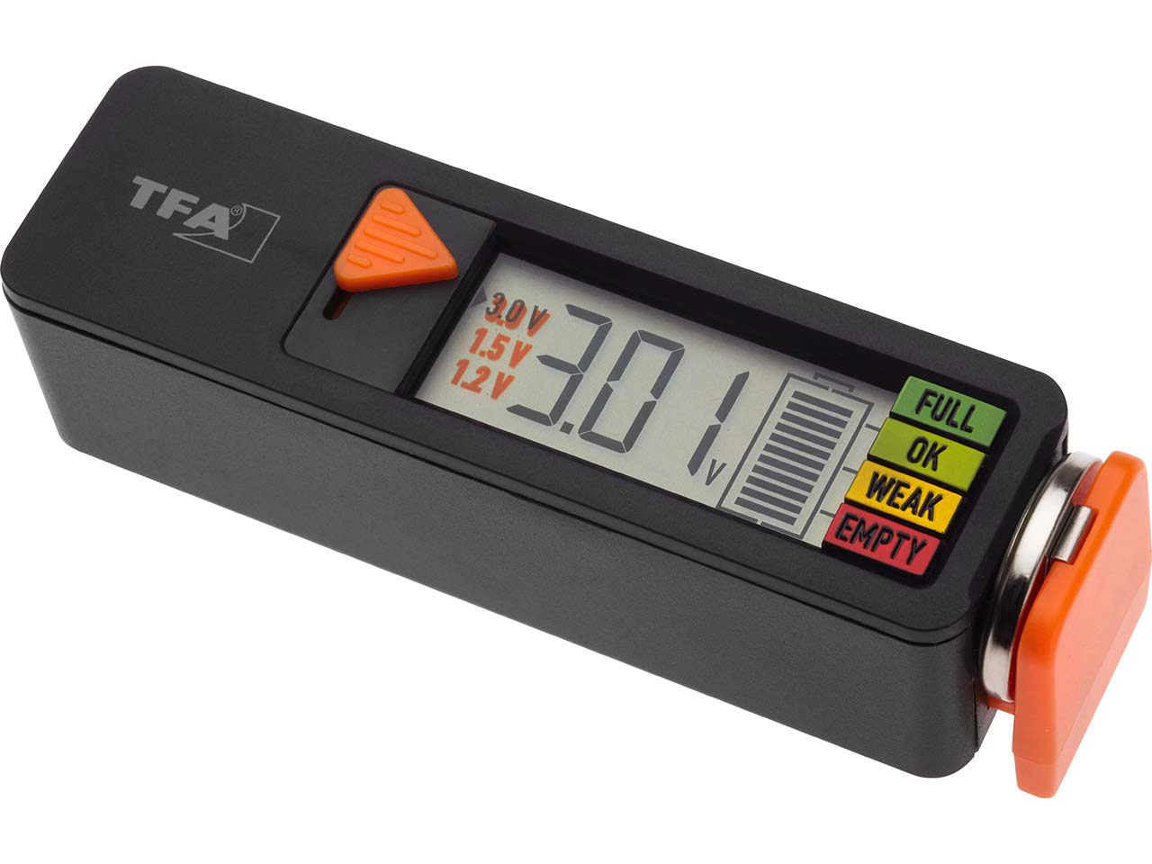 Batterietester "BatteryCheck" für die gängigsten Batterietypen