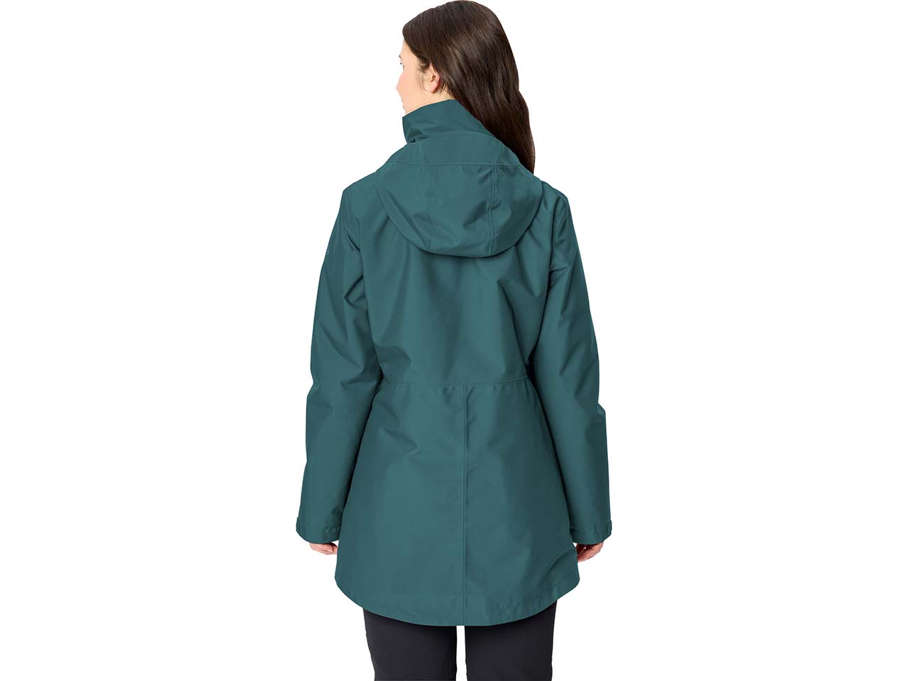 VAUDE Damen-Parka "Idris 3in1 IV" mit angeschnittener Kapuze, dark fjord green, Gr. 38