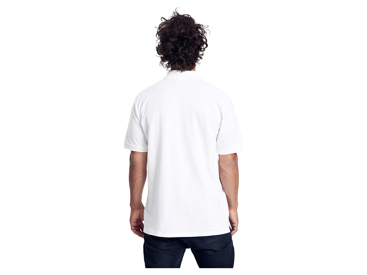 Neutral Bio-Herren-Poloshirt, 235 g/m² weiß, Gr. L