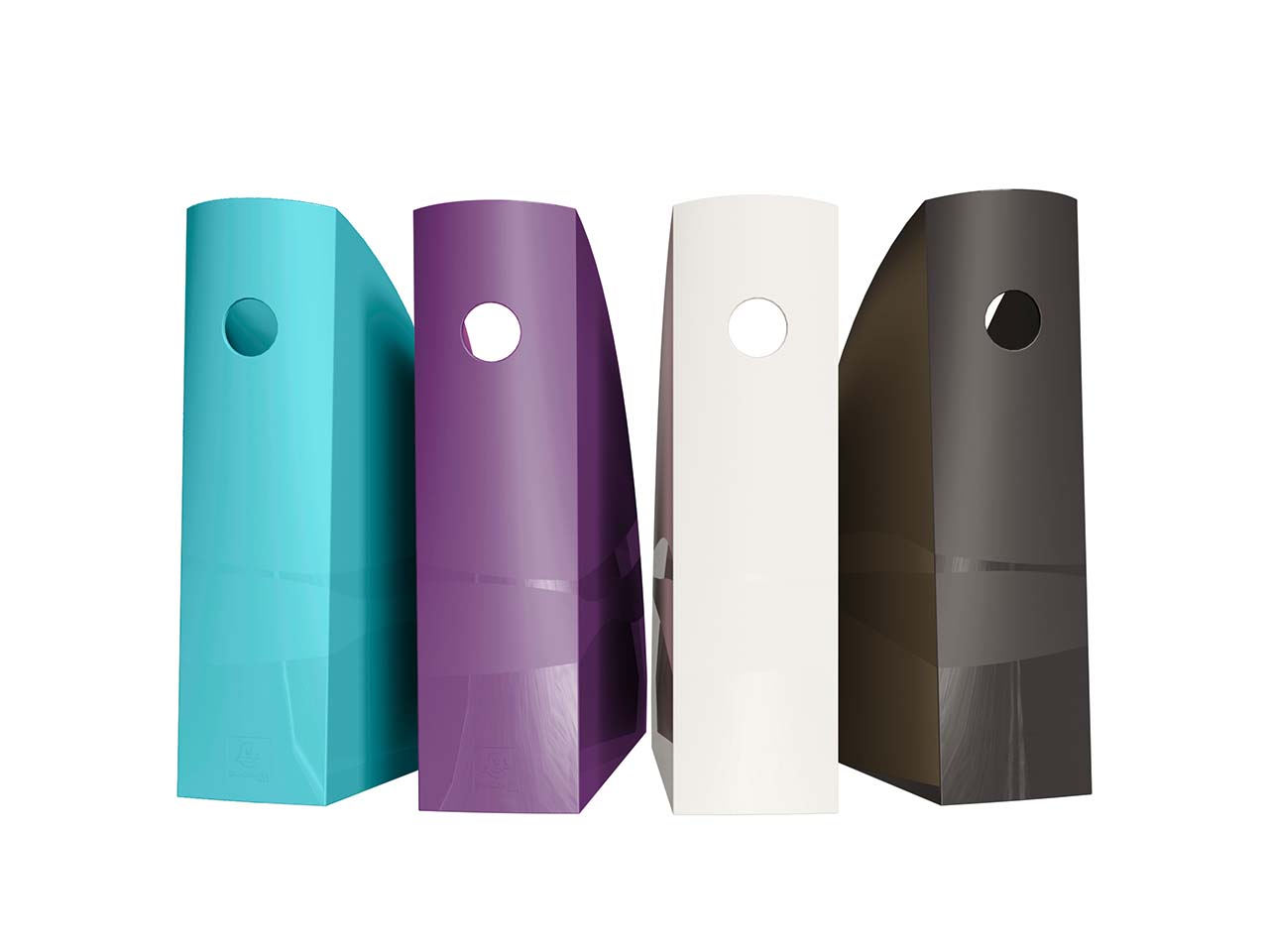4 Exacompta Stehsammler MAG-CUBE "Titan", DIN A4+, farbig sortiert