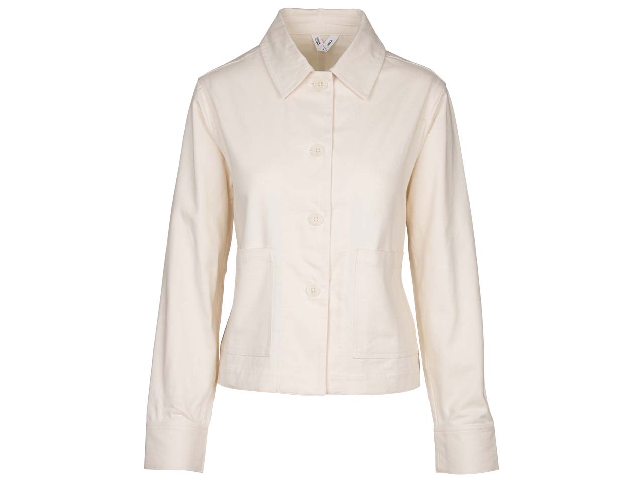MELA Bio-Damen-Workwear-Twill-Jacke 'MAALAI' cream, Gr. XL