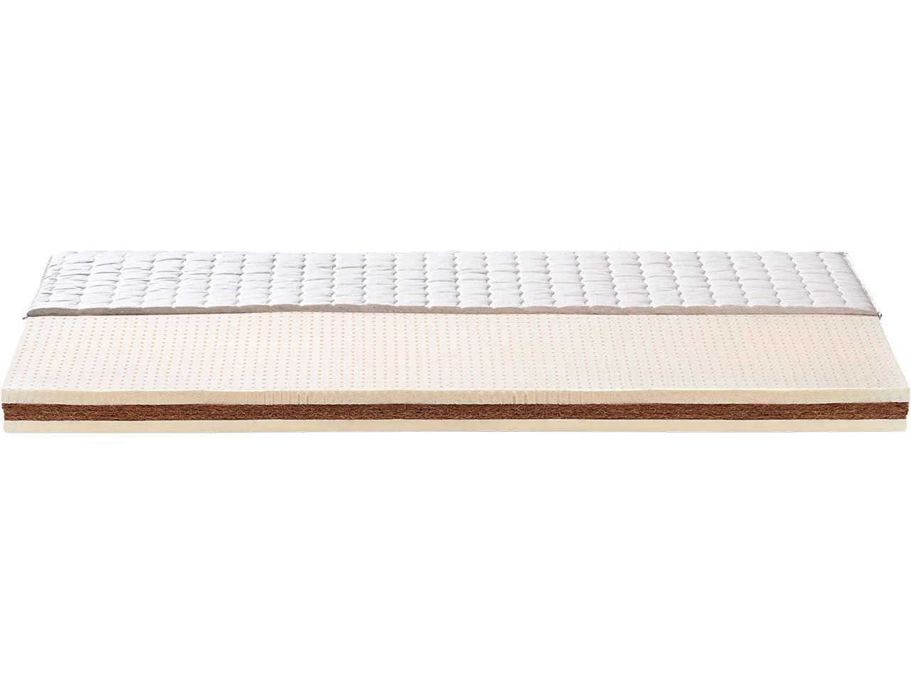 Lonsberg Jugendmatratze aus Naturlatex/Kokos, Lyocell versteppt, 90 x 200 cm