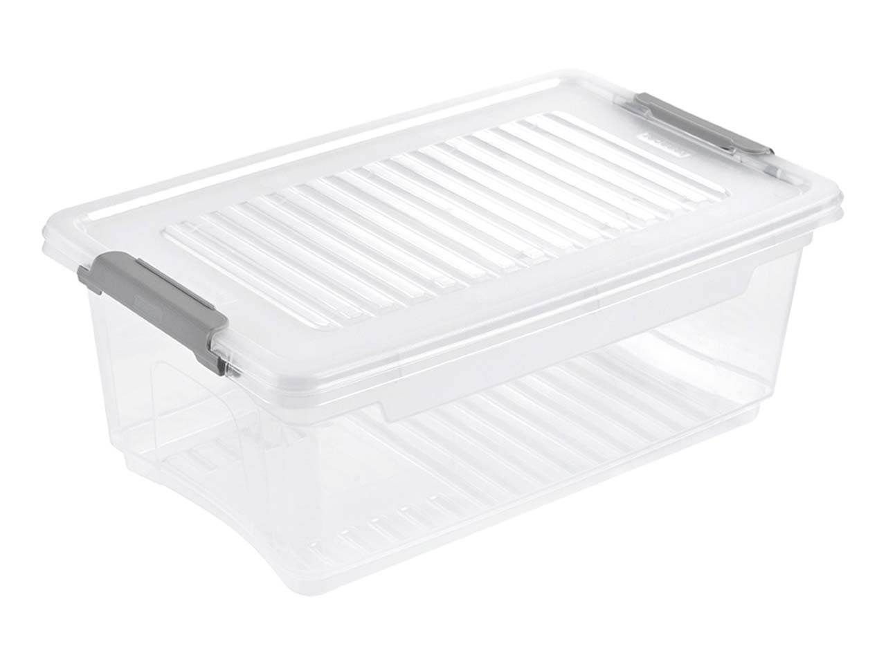 keeeper Clip-Aufbewahrungsbox "Leonie" 28,5 x 18,5 x 10,5 cm, 3,7 l, natural transparent