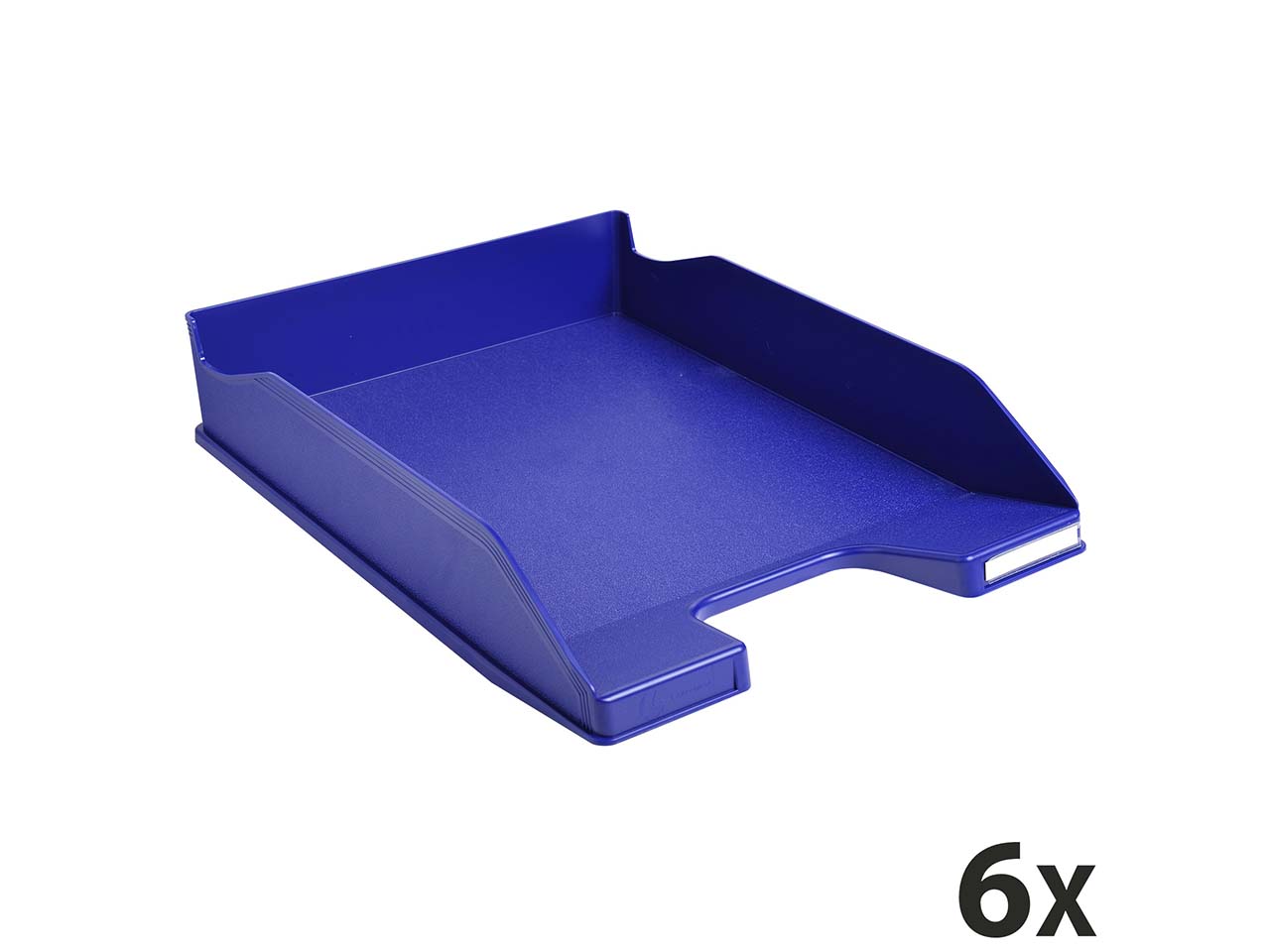 6 Exacompta Briefablagen Combo Midi "Office", DIN A4+, 500 Blatt, nachtblau