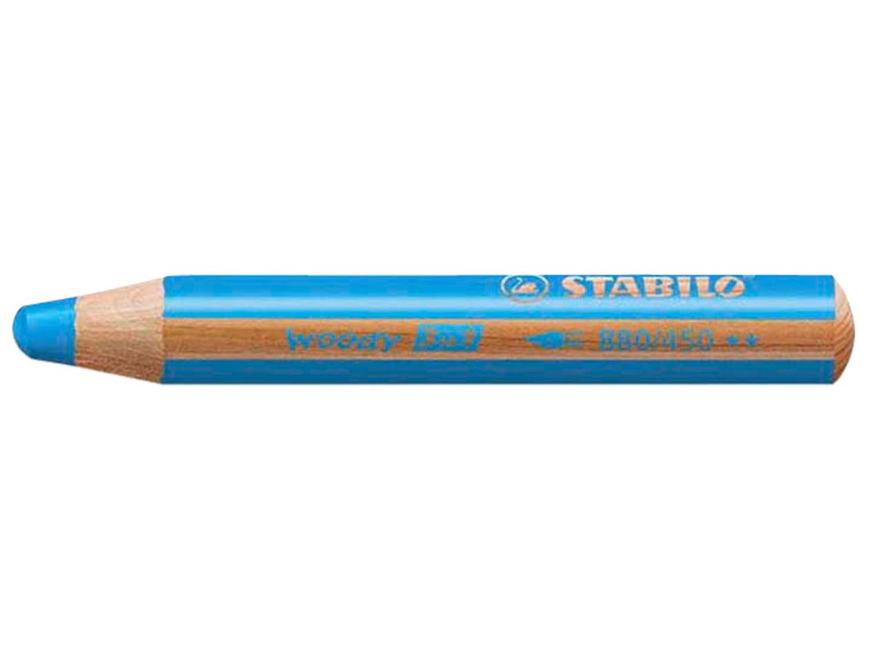 STABILO Multitalent-Stift 'woody' cyanblau
