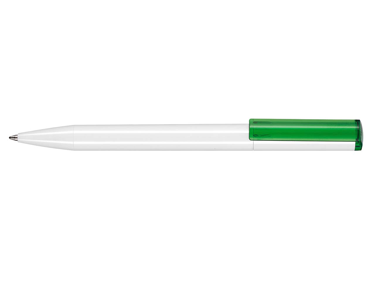 RITTER PEN Kugelschreiber 'LIFT RECYCLED' weiß/transparent grün