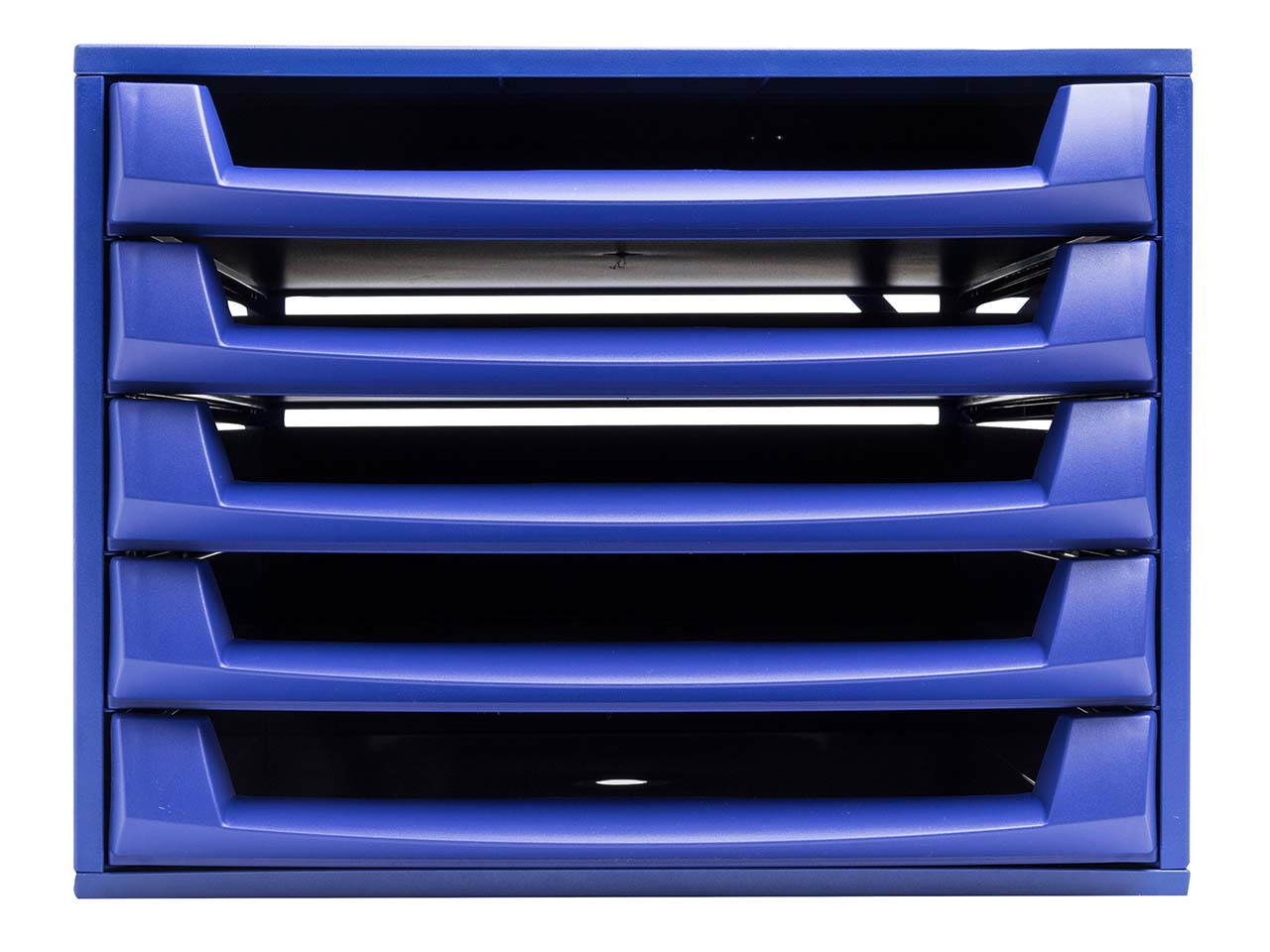 Exacompta Schubladenbox The Box "Forever", DIN A4+, 5 Schubladen offen, kobaltblau