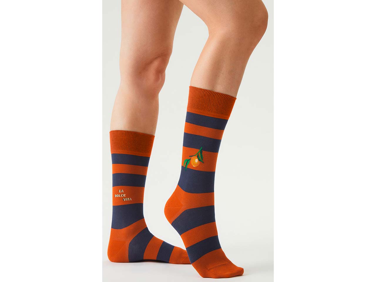 von Jungfeld Bio-Socken "Dolce Vita", cognacbrown, Gr. 39/42