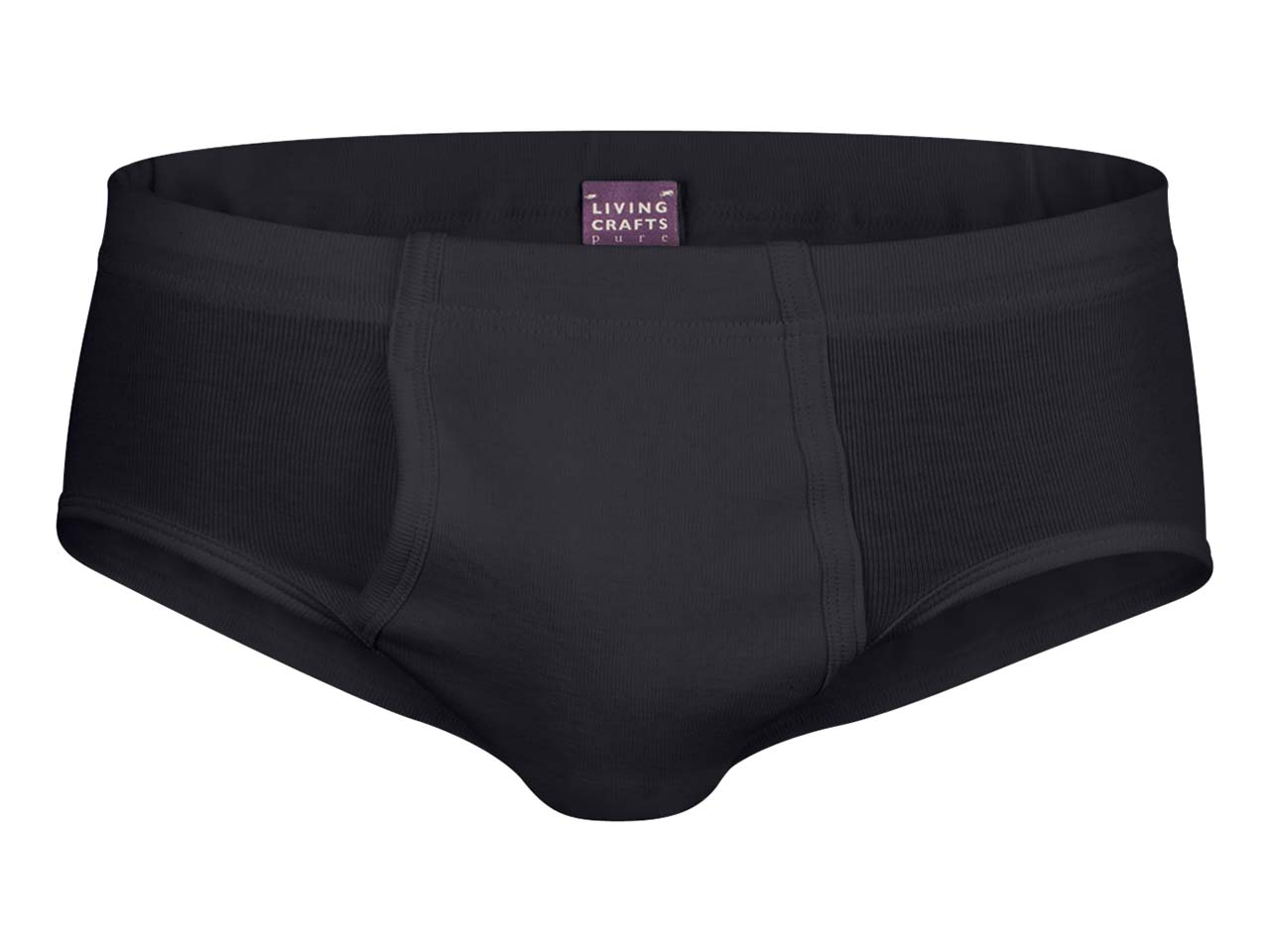 Living Crafts Bio-Herren-Slip "Julius" schwarz, Gr. XL