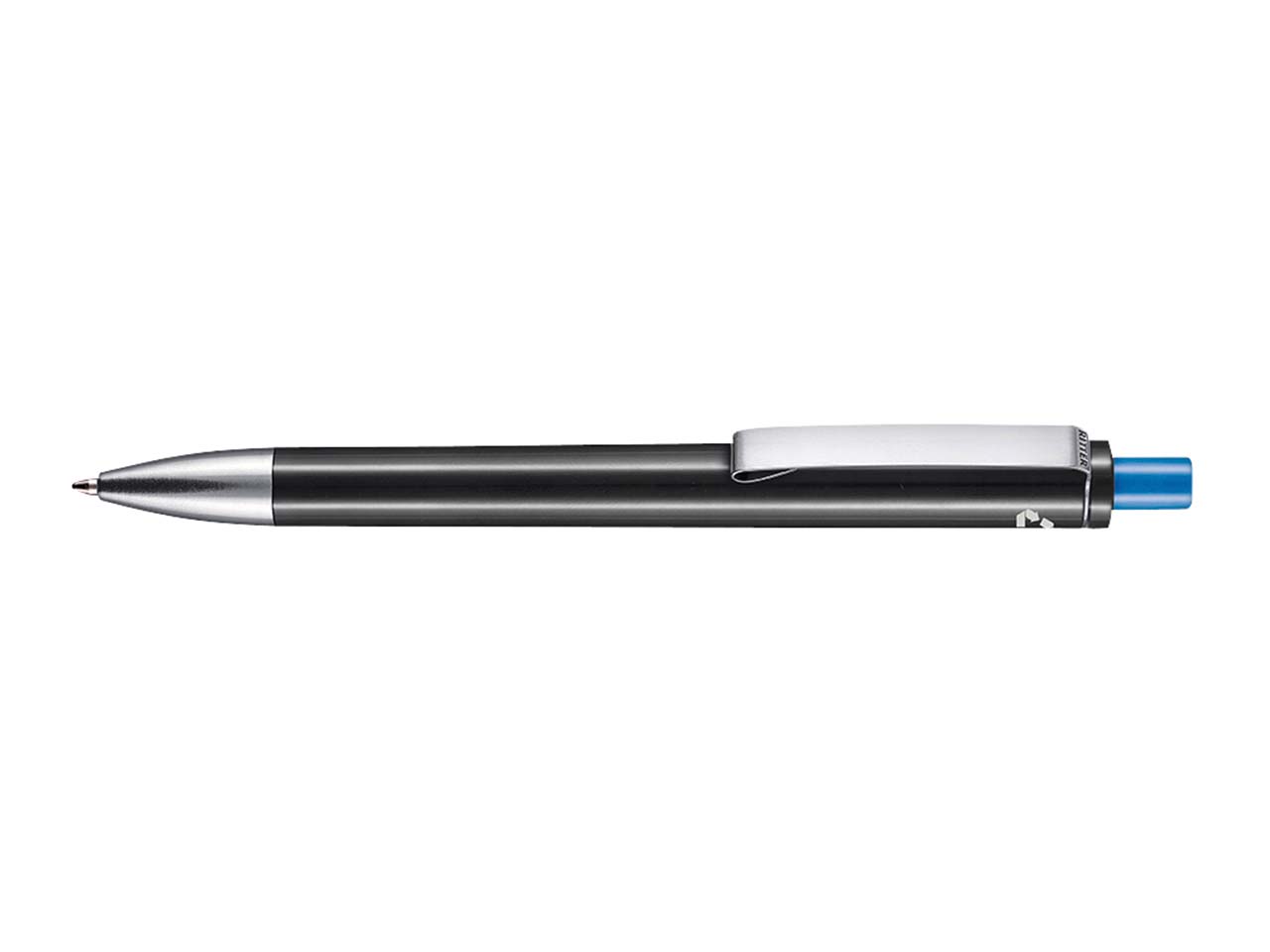 RITTER PEN Kugelschreiber 'EXOS RECYCLED' schwarz recycled/himmelblau