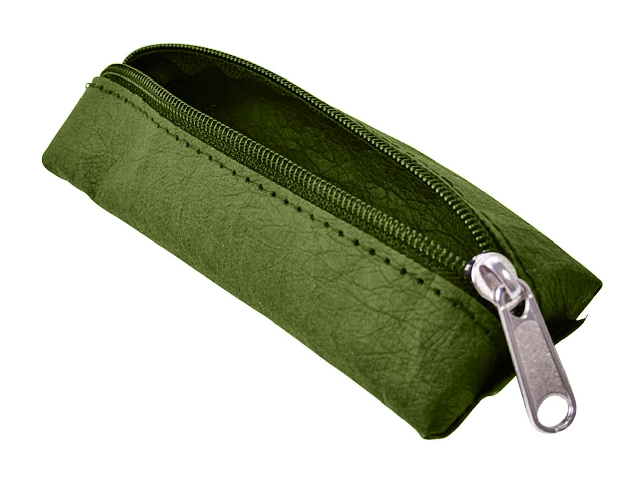 Stiftemäppchen 'Ted' aus Papyr, olive