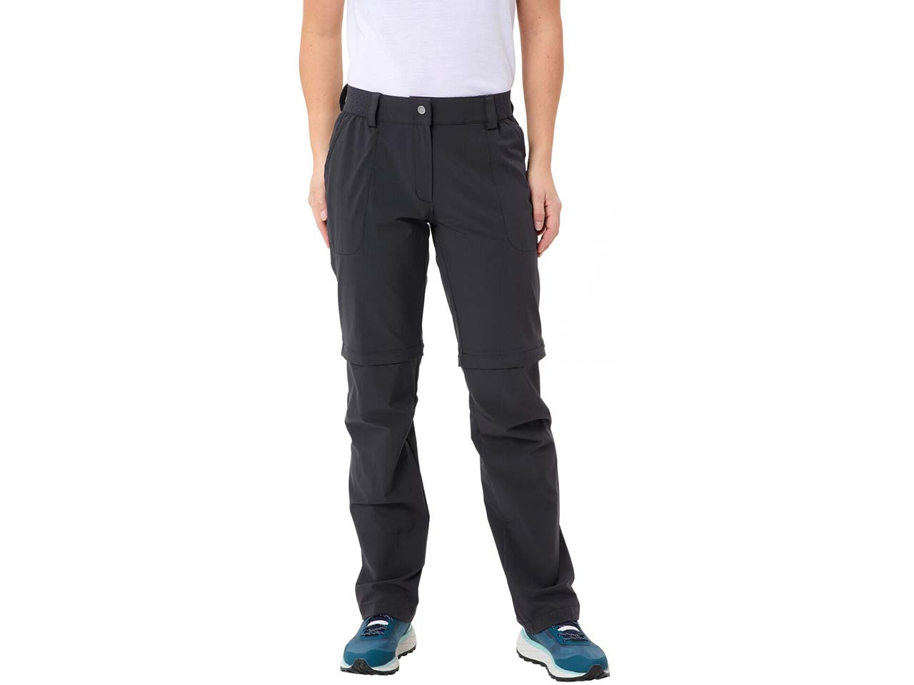 VAUDE Damen-Hose "Farley Stretch ZO II" abzippbar, black, Gr. 38