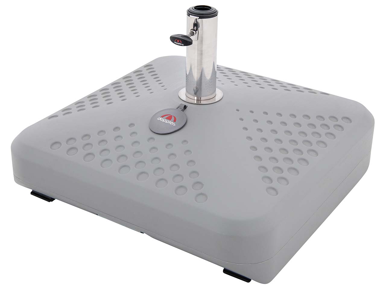 doppler Schirmständer "Active" befüllbar, mit Rollen, 50-80 kg