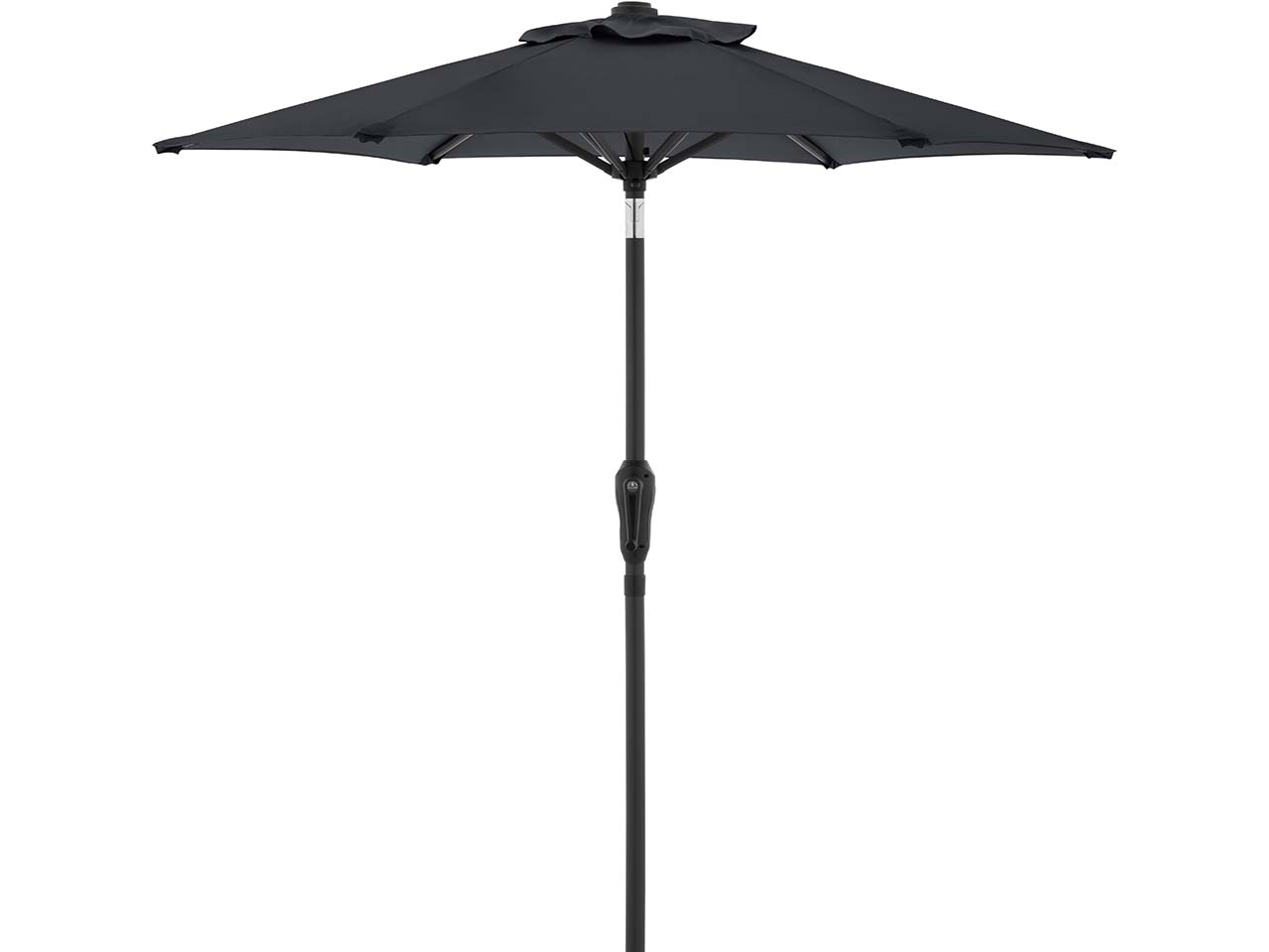 doppler Sonnenschirm "LIFE" Ø 180 cm, anthrazit