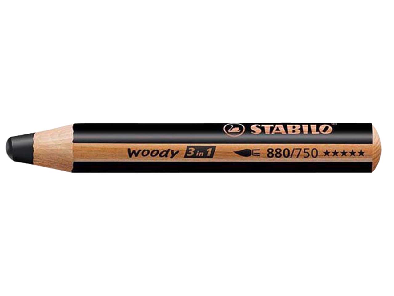 STABILO Multitalent-Stift 'woody' schwarz