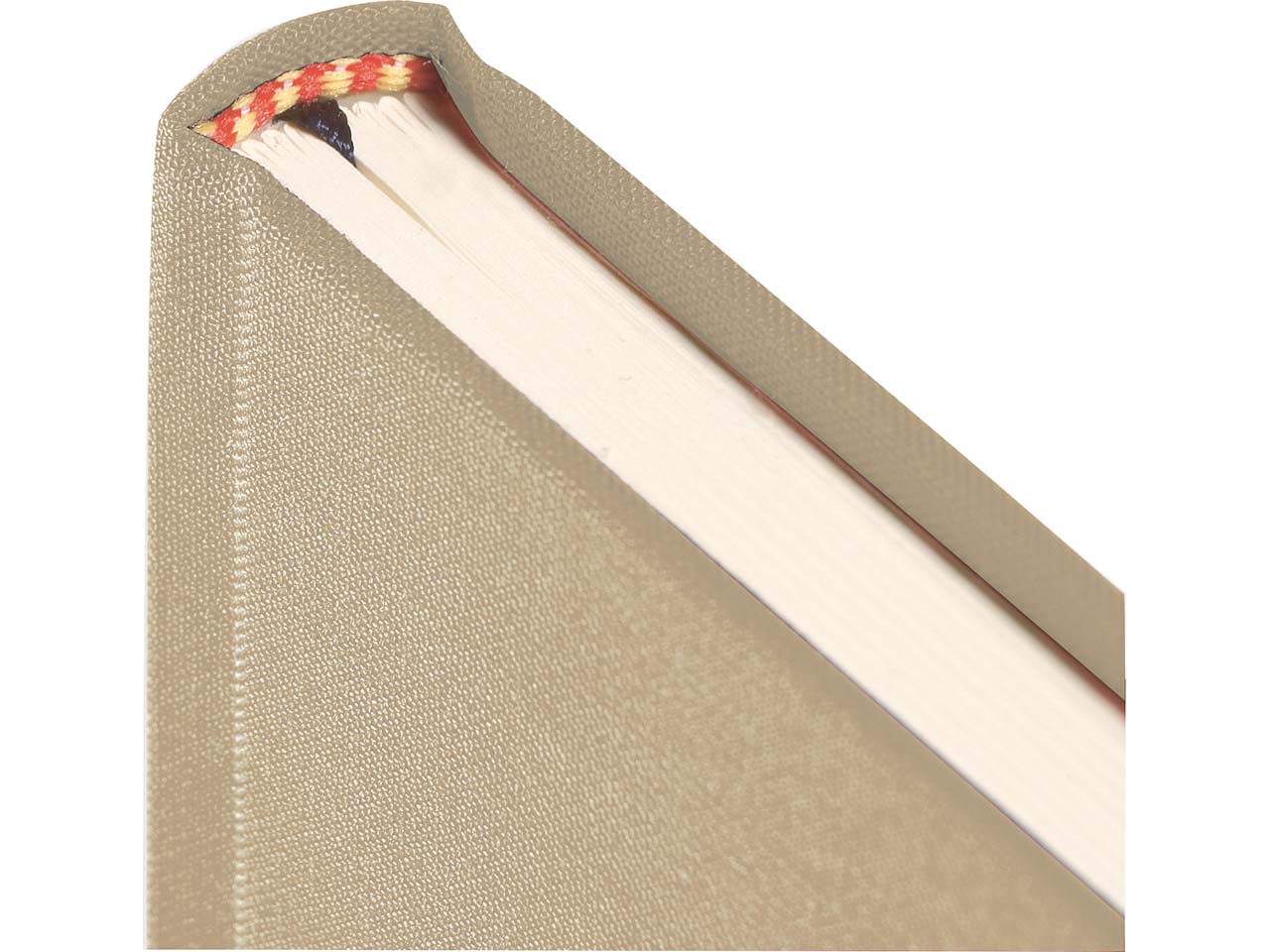 memo Skizzenbuch Leinen A6, (B 92 x H 134 mm) beige, 160 Seiten, Zeichenband, blanko