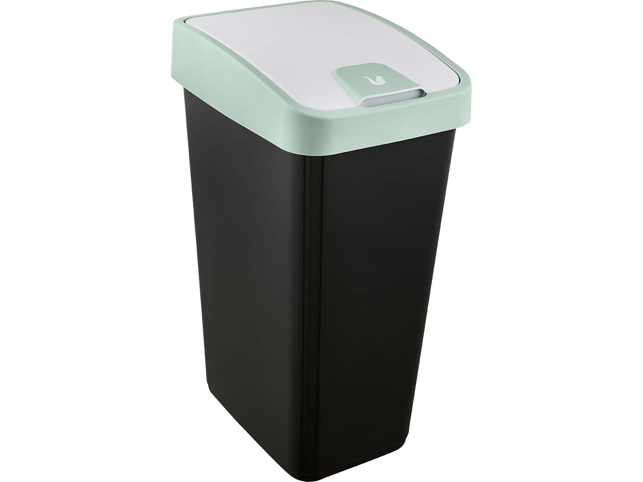 keeeper Abfalleimer "Magne" mit Flipdeckel, 45 l, soft green