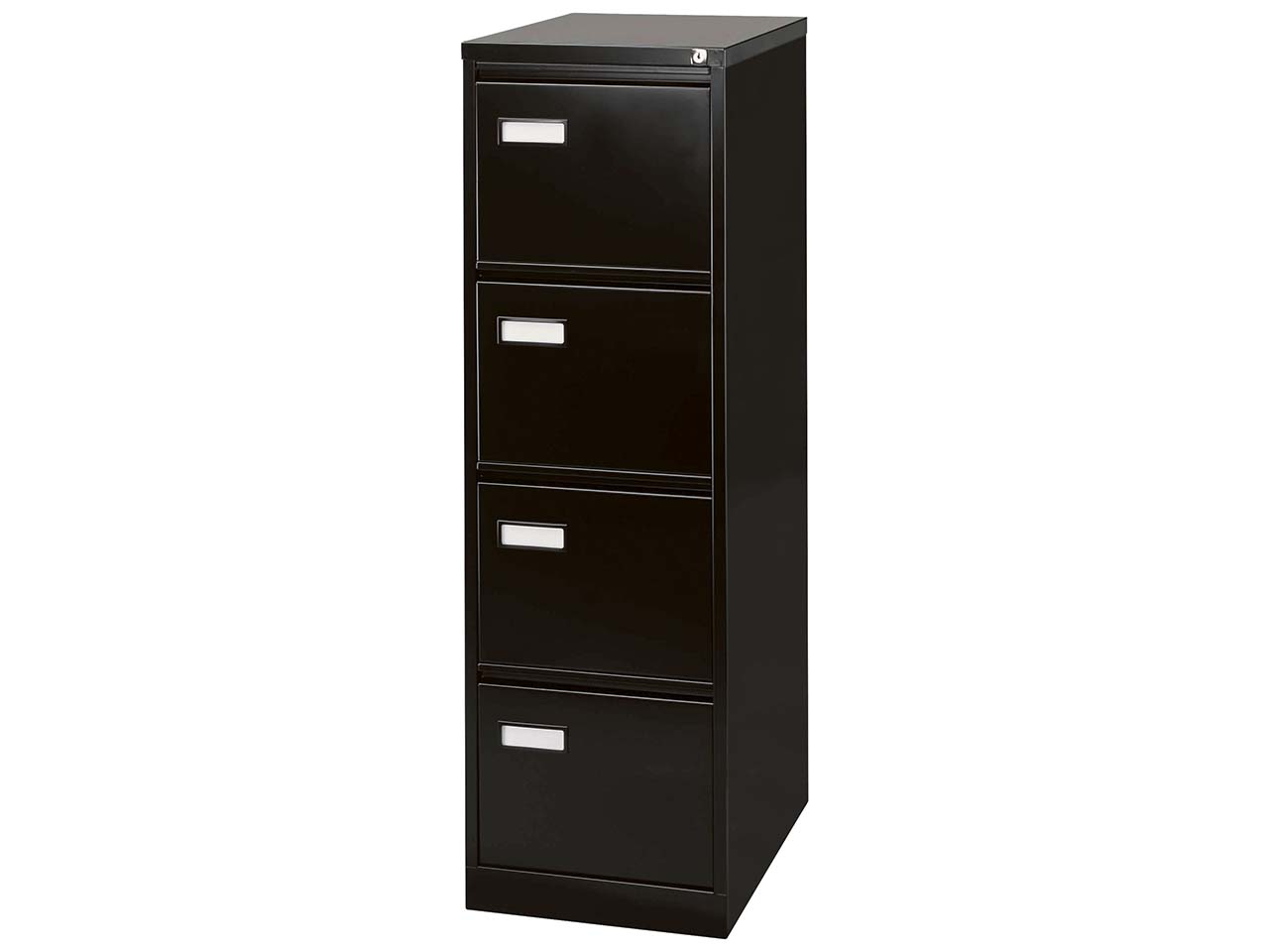 Hängeregistraturschrank 4S 1-bahnig sw RAL 9005 schwarz