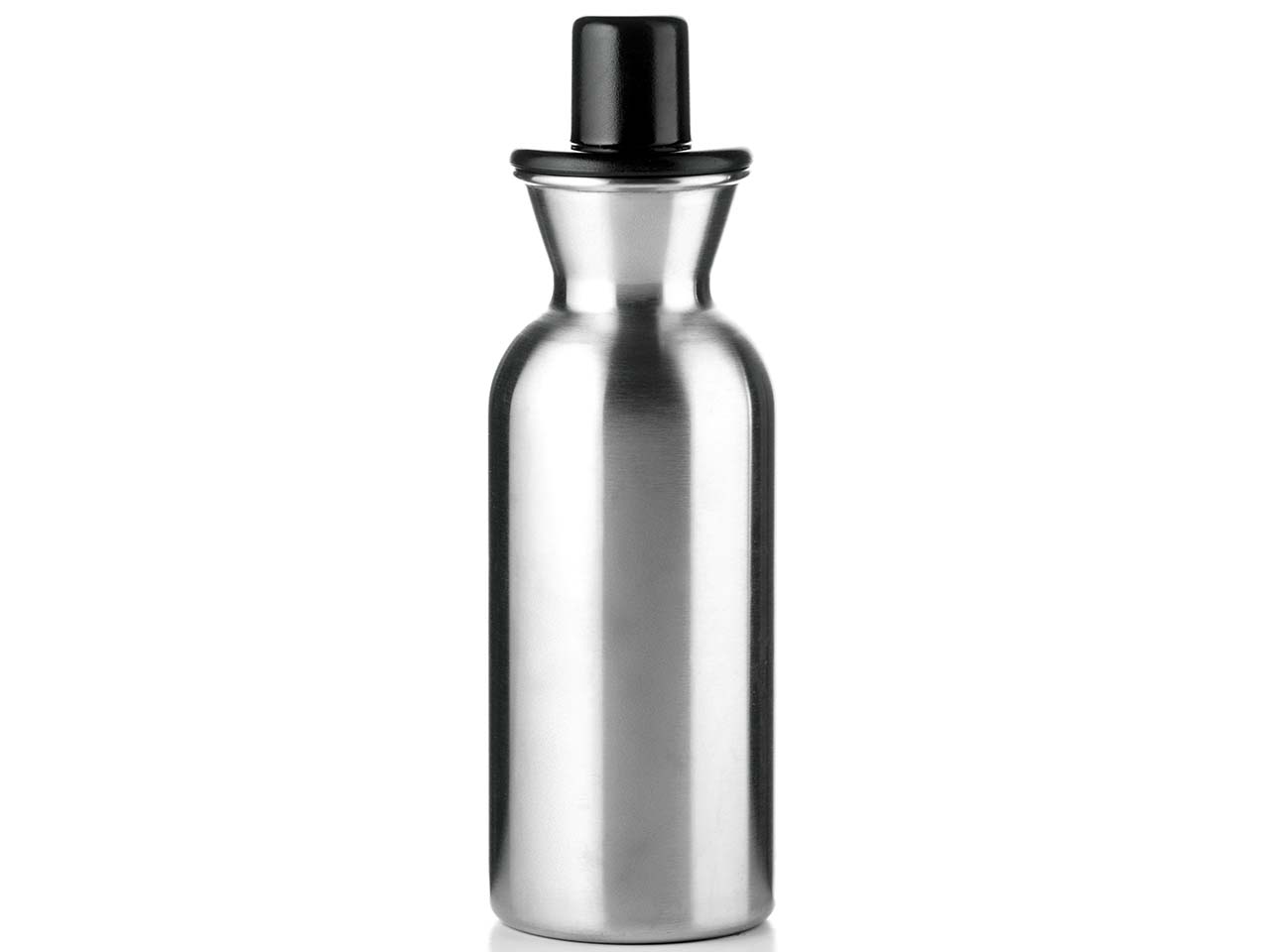 guzzini Essig-& Ölflasche "PERFECT DRESSING" aus Edelstahl, 330 ml, silber