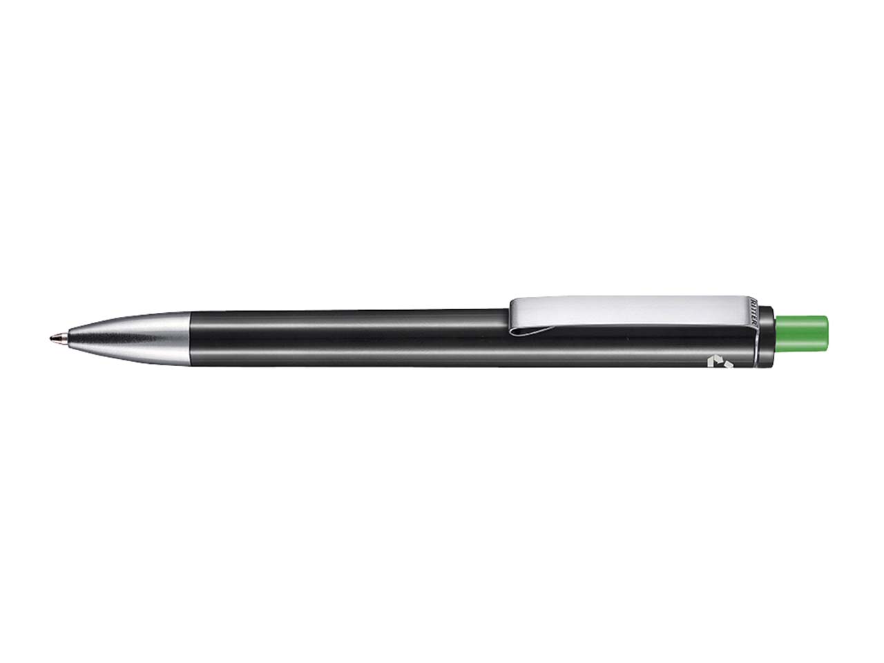 RITTER PEN Kugelschreiber 'EXOS RECYCLED' schwarz recycled/apfelgrün