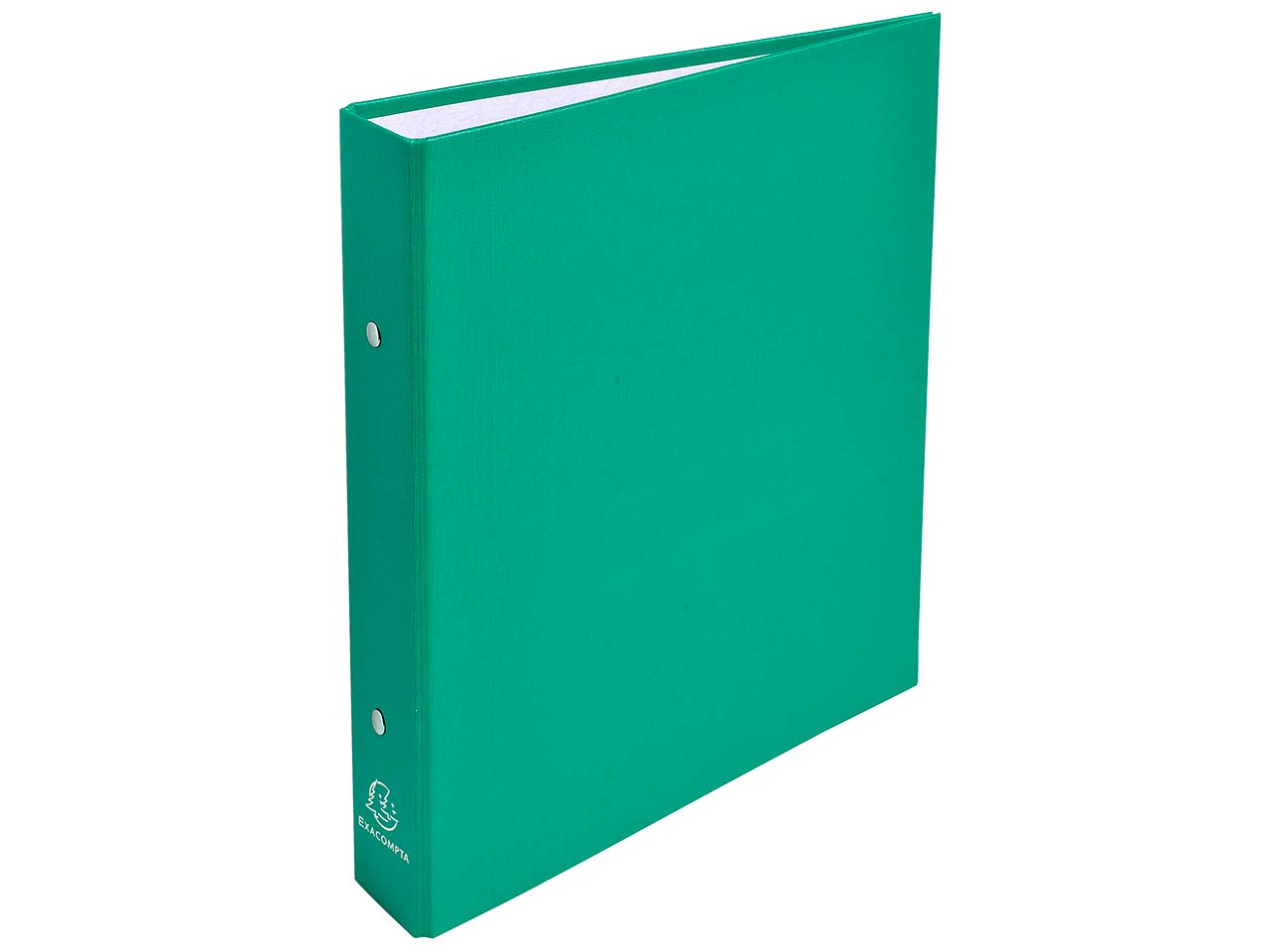 20 Exacompta Ringbücher aus festem Karton, DIN A5, 2 Ringe 30 mm, RB 40 mm, grün