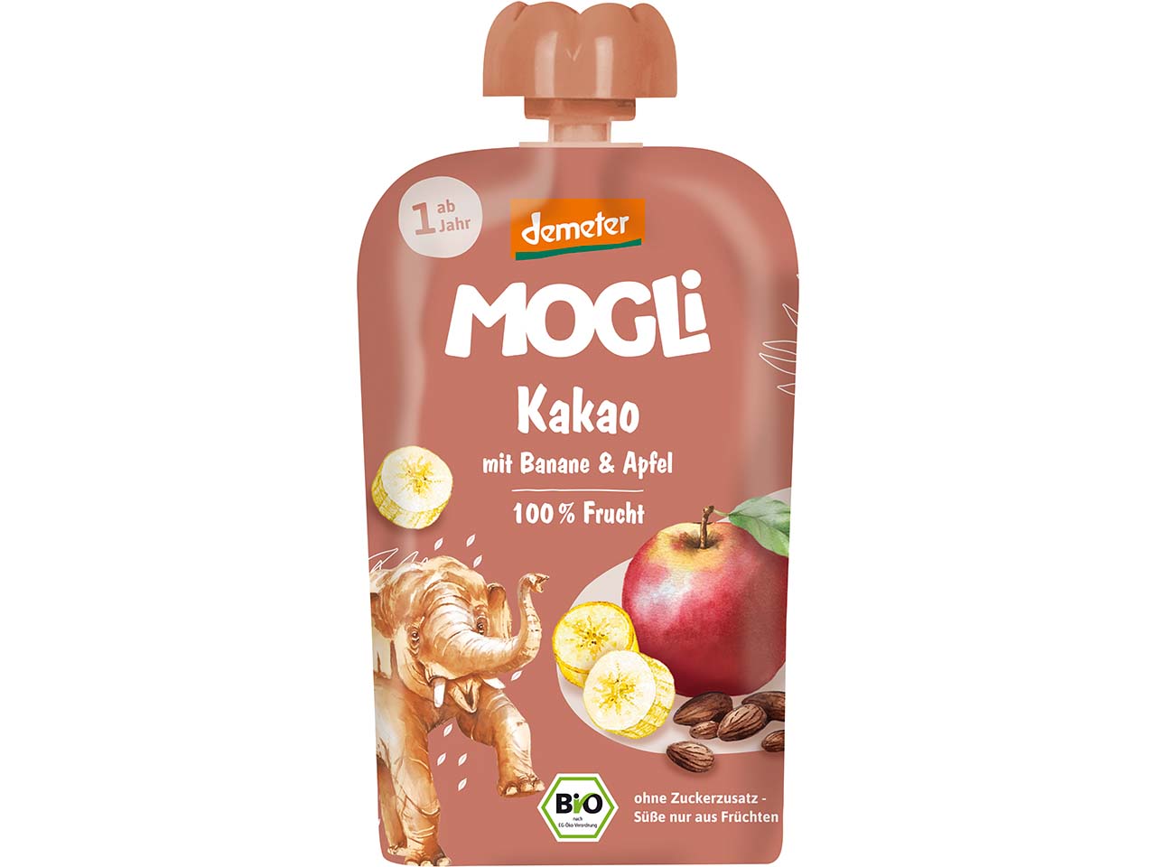 MOGLi Bio-Quetschie "Kakao Banane", 100 g