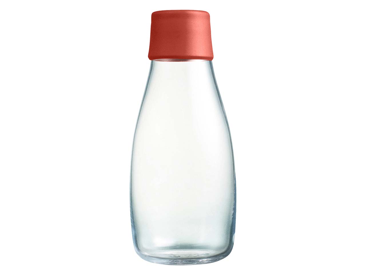 retap Trinkflasche 0,3 l aus Glas dusty red