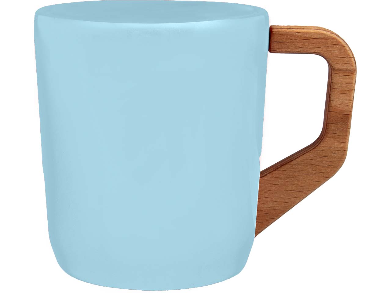 Keramiktasse "Woody" 330 ml, light blue