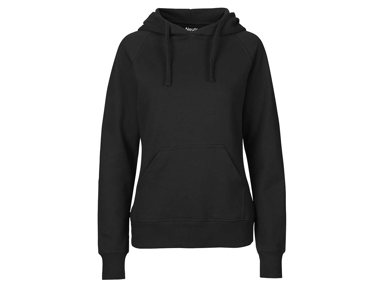Neutral Bio-Damen-Hoodie black, Gr. L