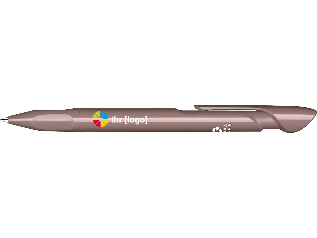 Senator Kugelschreiber 'EVOXX' inkl. 4-farbigem Aufdruck, warm grey