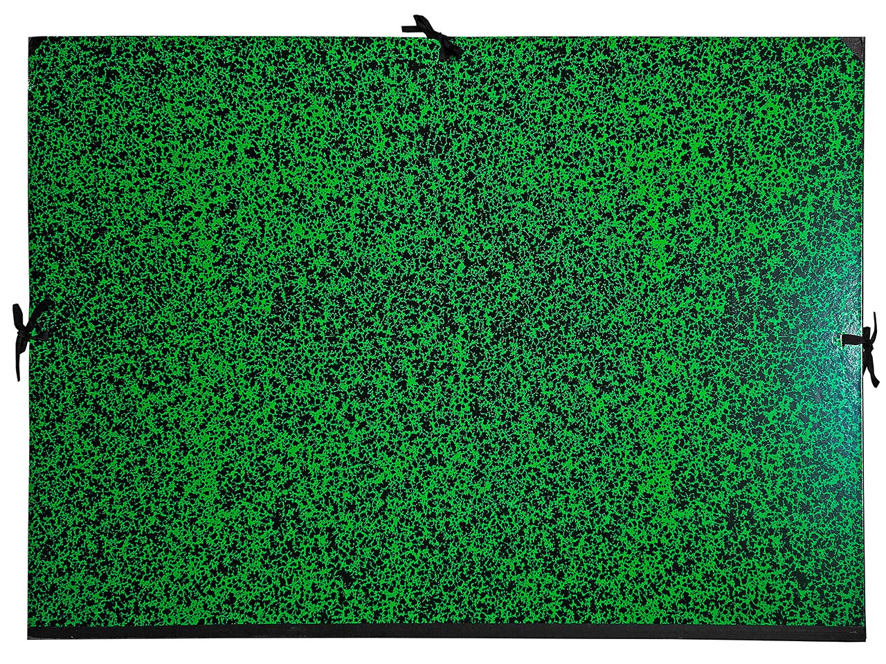 5 Exacompta Zeichenmappen mit Stoffband, 500 x 650 mm, grün