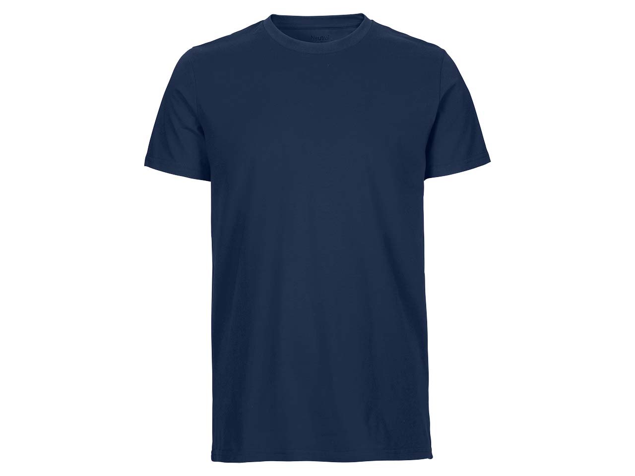 Neutral Bio-Herren-T-Shirt mit Rundhalsausschnitt dunkelblau, Gr. L