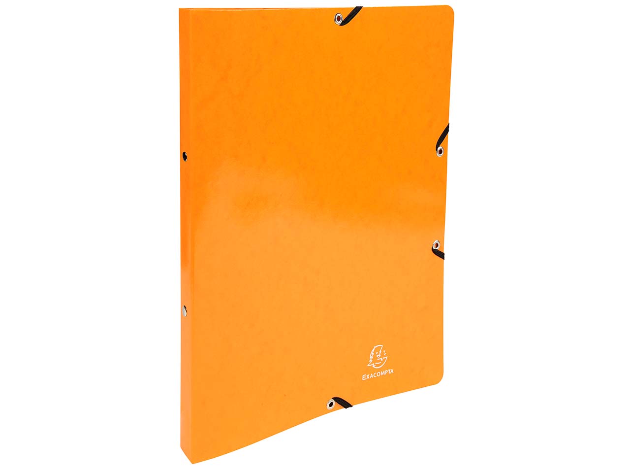 20 Exacompta Ringbücher "Iderama" aus Colorspan, 600 g/m², DIN A4, 2 Ringe, orange