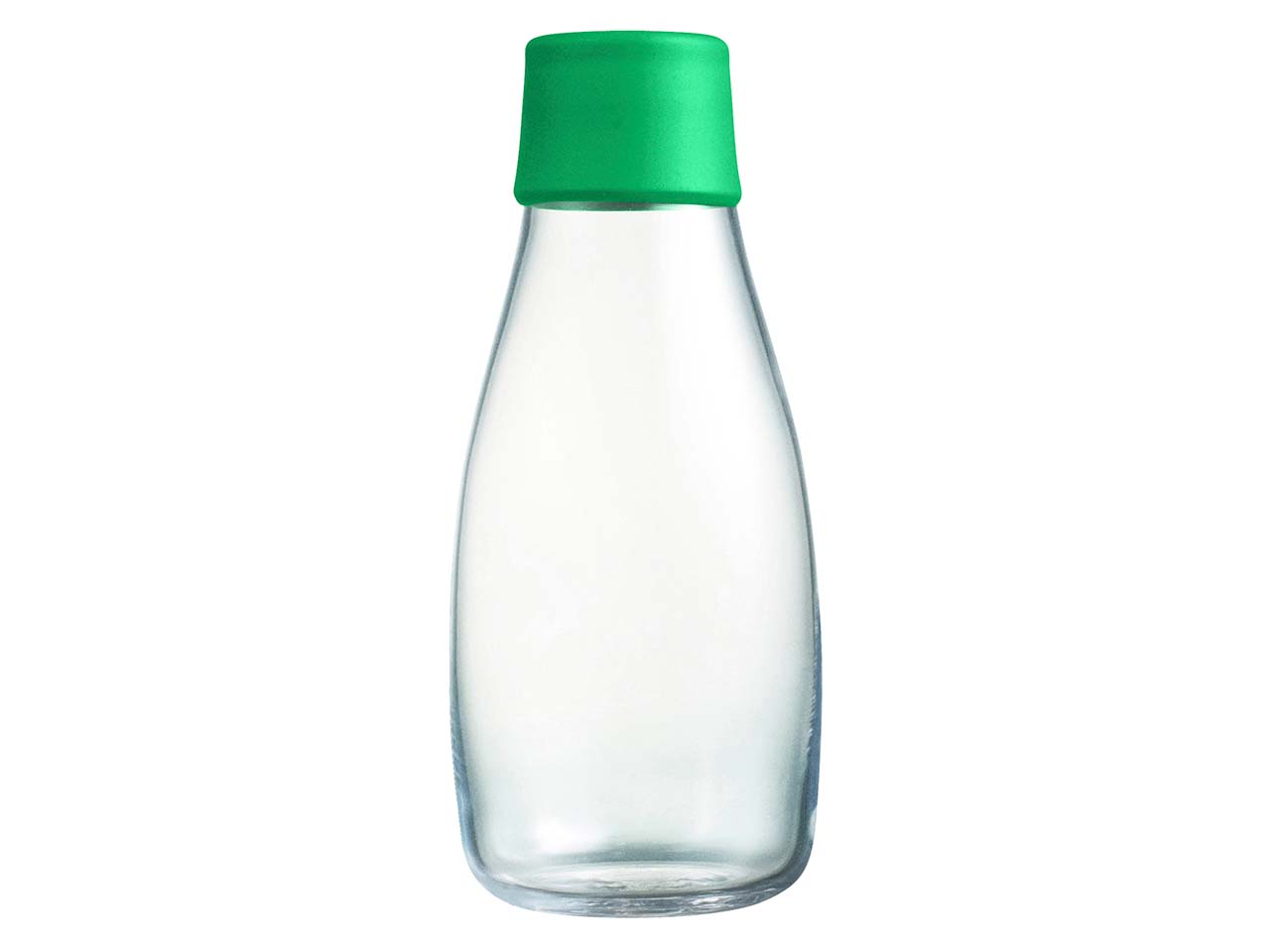 retap Trinkflasche 0,3 l aus Glas strong green