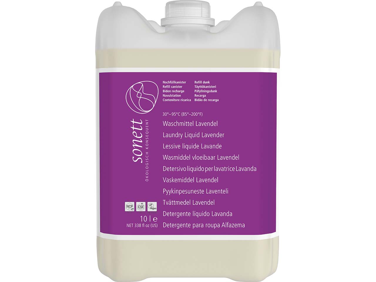 Sonett Flüssigwaschmittel "Lavendel", 10 l
