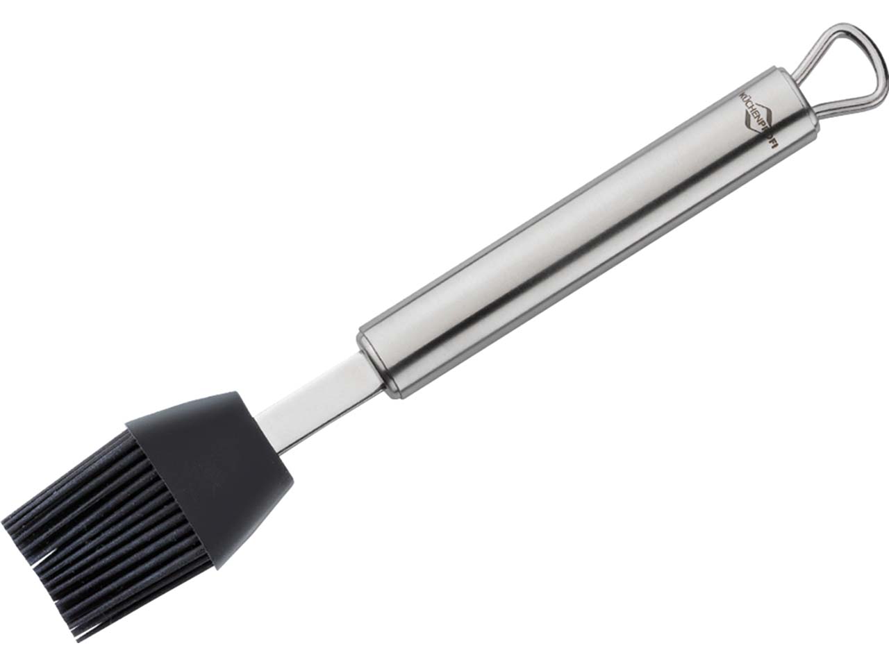 Backpinsel "PARMA" aus Silikon, Griff Edelstahl, L 23,5 cm