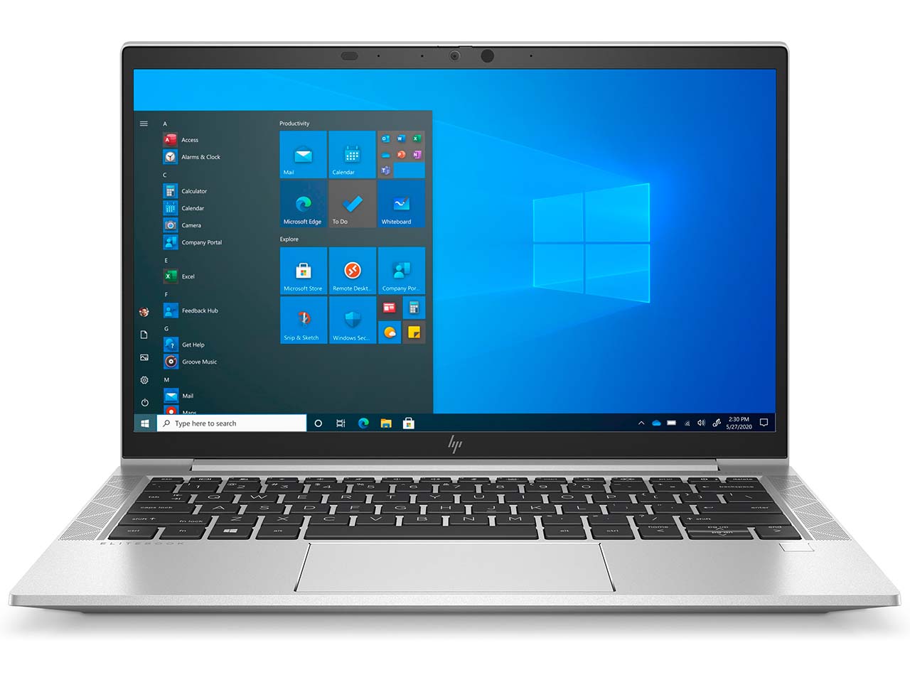 HP Laptop ELITEBOOK 830 G8 mit 256GB SSD, 16GB, refurb., 3. Wahl, silver