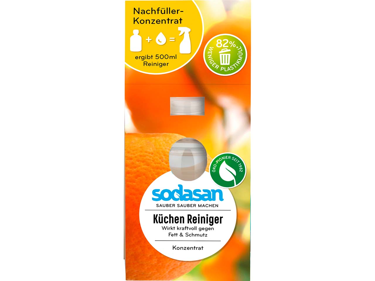 Sodasan Nachfüllung für Küchenreiniger, 100 ml